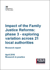 Impact of the Family Justice Reforms: phase 3