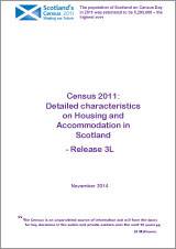 Census 2011: Detailed characteristics on Housing and Accommodation in Scotland - Release 3L