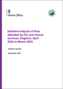 Detailed analysis of fires attended by fire and rescue services, England, April 2022 to March 2023