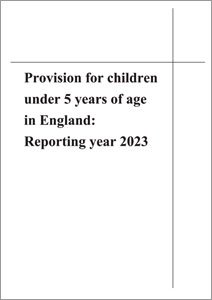 Provision for Children Under 5 Years of Age in England