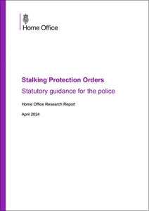 Research Report: Stalking Protection Orders