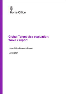 Research Report: Global Talent visa evaluation: Wave 2 report