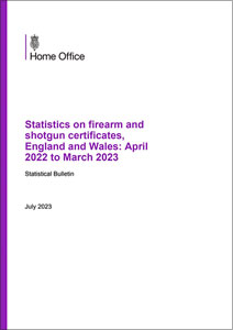Statistics on firearm and shotgun certificates, England and Wales: April 2022 to March 2023