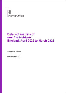 Detailed analysis of non-fire incidents: England, April 2022 to March 2023