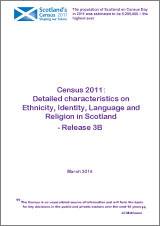 Census 2011: Detailed characteristics on Ethnicity, Identity, Language and Religion in Scotland - Release 3B