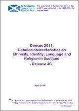 Census 2011: Detailed characteristics on Ethnicity, Identity, Language and Religion in Scotland - Release 3C