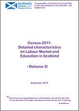 Census 2011: Detailed characteristics on Labour Market and Education in Scotland - Release 3I