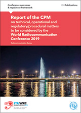 Report of the CPM to the WRC-19