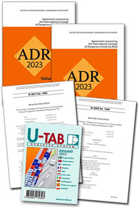 Dorema U-tabs for ADR/RID 2023