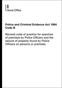 Police and Criminal Evidence Act 1984 (PACE) - CODE B