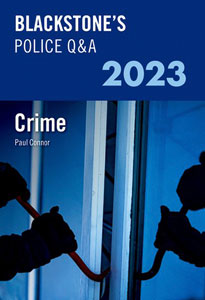 Blackstone's Police Q&A Volume 1: Crime 2023