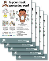 INDG460 Is Your Mask Protecting You? (Poster version) Pack of 5 posters