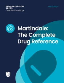 Martindale: The Complete Drug Reference 41st edition