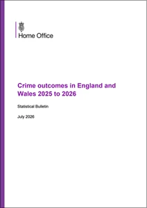 Crime outcomes in England and Wales 2025 to 2026