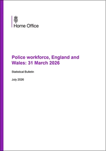 Police workforce, England and Wales: 31 March 2026