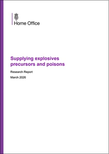 Supplying explosives precursors and poisons