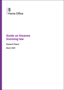Guide on firearms licensing law