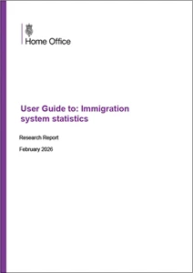 User Guide to: Immigration system statistics, year ending December 2025