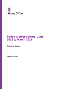 Police protest powers, June 2022 to March 2025