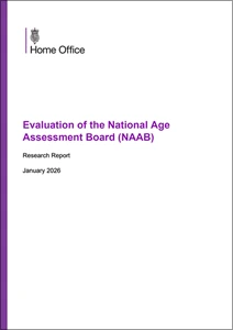 Evaluation of the National Age Assessment Board (NAAB)