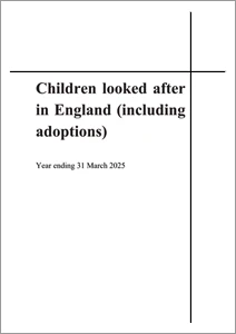 Children looked after in England (including adoption) year ending 31 March 2025