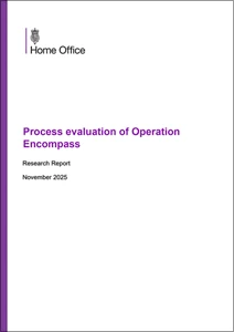 Process evaluation of Operation Encompass