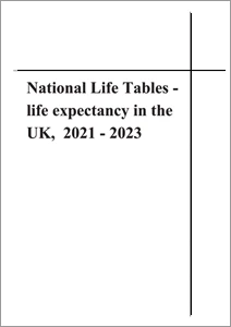 National Life Tables - life expectancy in the UK, 2021 - 2023
