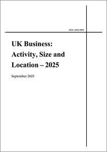 UK Business: Activity, Size and Location 2025