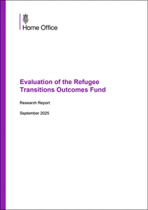Evaluation of the Refugee Transitions Outcomes Fund