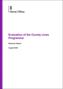 Evaluation of the County Lines Programme