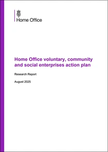 Home Office voluntary, community and social enterprises action plan