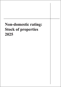 Non-domestic rating: Stock of properties 2025