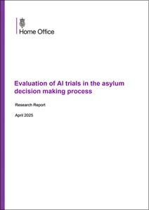 Evaluation of AI trials in the asylum decision making process