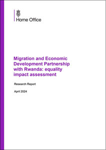 Migration and Economic Development Partnership with Rwanda: equality impact assessment