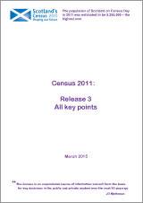 Scottish Census 2011: Release 3: All Key Points