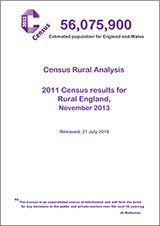 Census Rural Analysis: 2011 Census Results for Rural England, November 2013