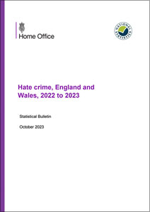 Hate crime, England and Wales, 2022 to 2023