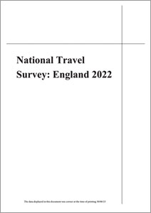 National Travel Survey: England 2022