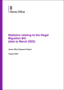 Statistics relating to the Illegal Migration Bill August 2023 (data to March 2023)
