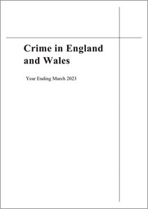 Crime in England and Wales year ending March 2023
