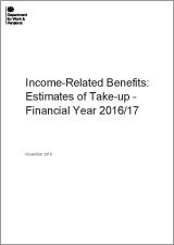 Income Related Benefits: Estimates of Take-up - Financial Year 2016/17