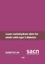 SACN Lower carbohydrate diets for adults with type 2 diabetes