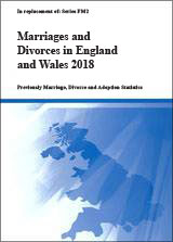 Marriages and Divorces in England and Wales 2018