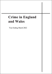 Crime in England and Wales year ending March 2022