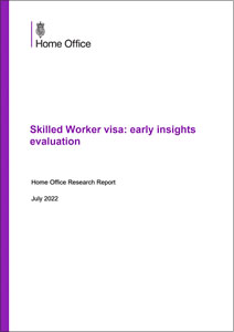 Skilled Worker visa: early insights evaluation