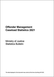 Offender Management Caseload Statistics 2021