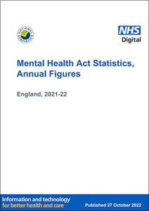 Mental Health Act Statistics, Annual Figures. England, 2021-22