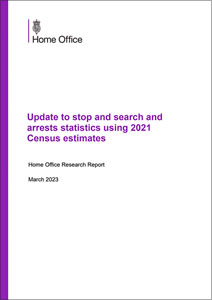 Update to stop and search and arrests statistics using 2021 Census estimates