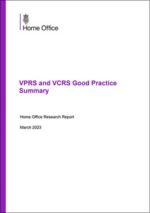 Research Report: VPRS and VCRS Good Practice Summary