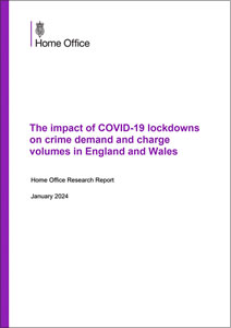 Research Report: The impact of COVID-19 lockdowns on crime demand and charge volumes in England and Wales